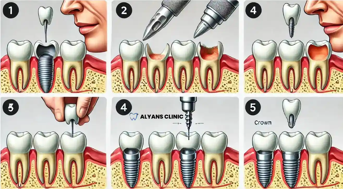 steps of dental implant